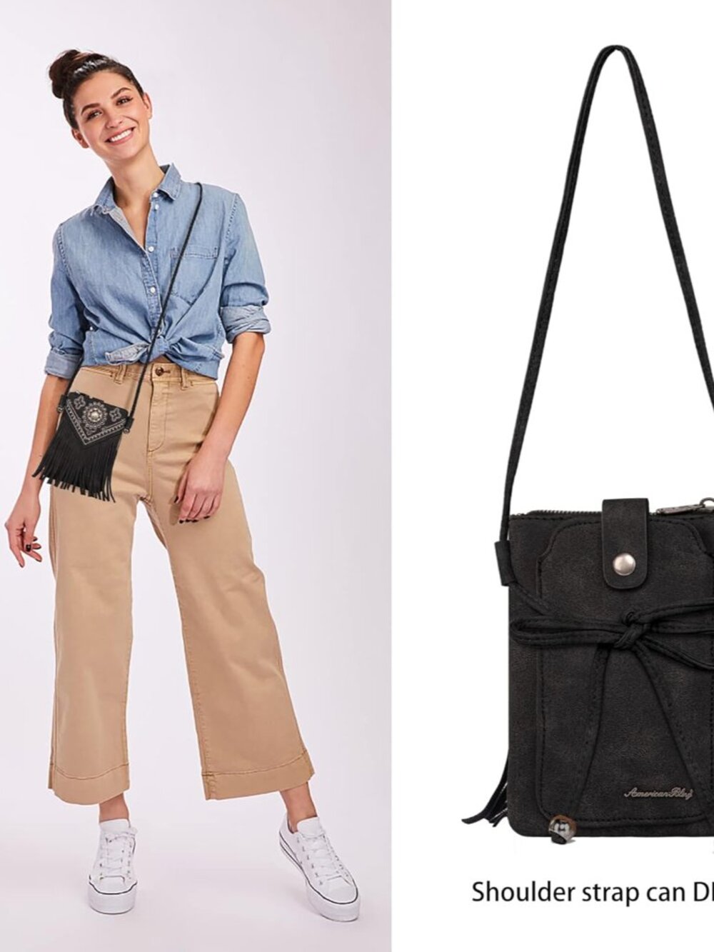 Small Crossbody Bags for Women Western Cell Phone Purse - Picture 2 of 7